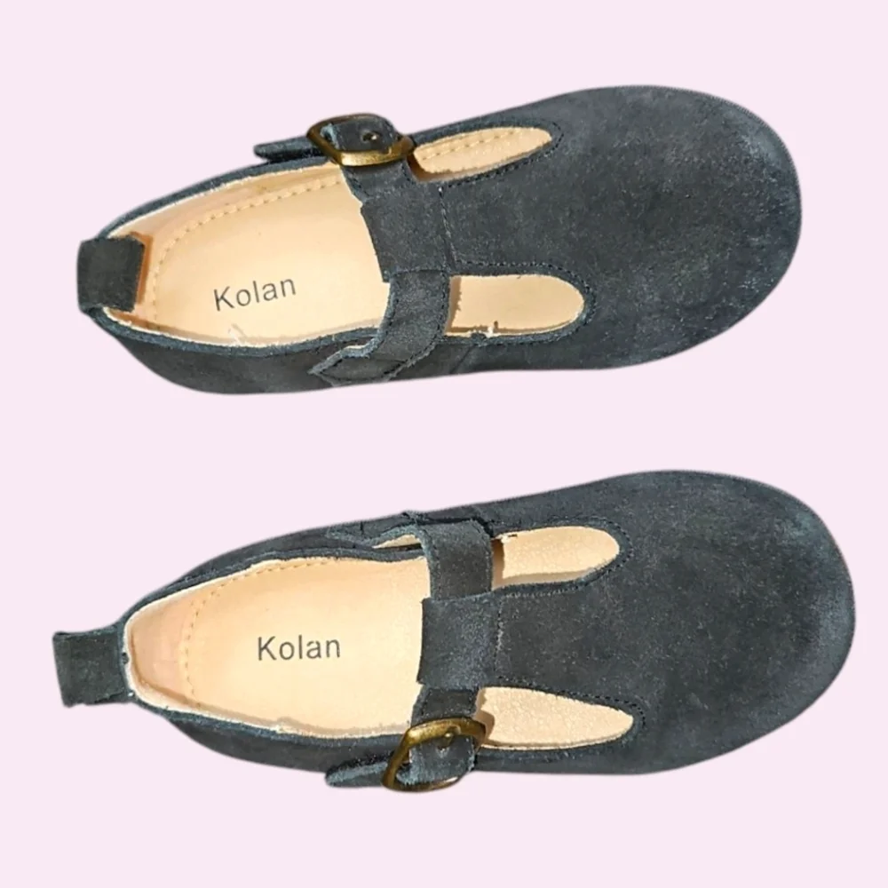 Kolan Girls Mary Jane Black Shoes Size 9